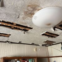 丹波市市島町北岡本の売買物件/DKの天井、修理必要です