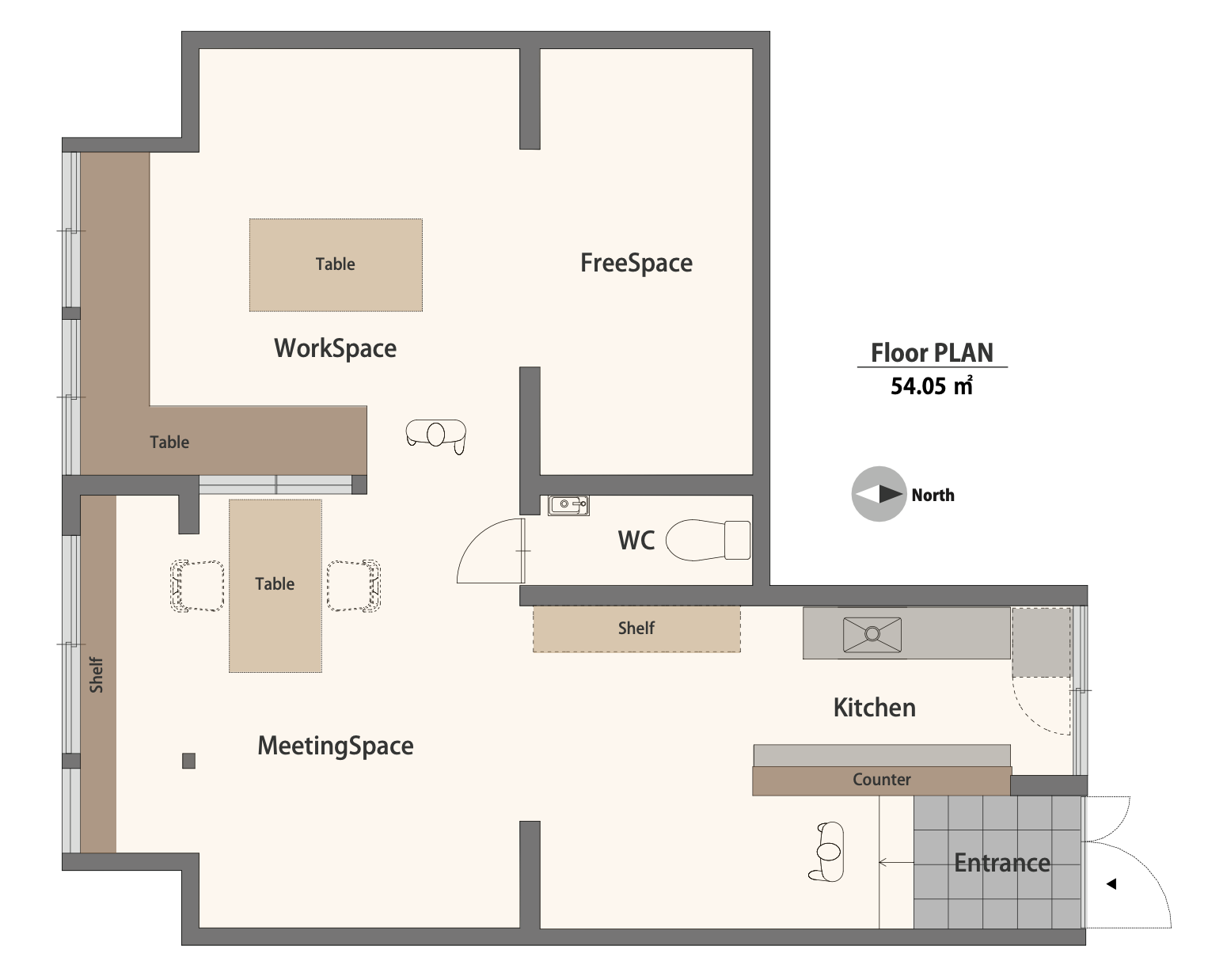 神戸市兵庫区荒田町の賃貸物件/※図面と現状が異なる場合には、現状を優先するものとします。