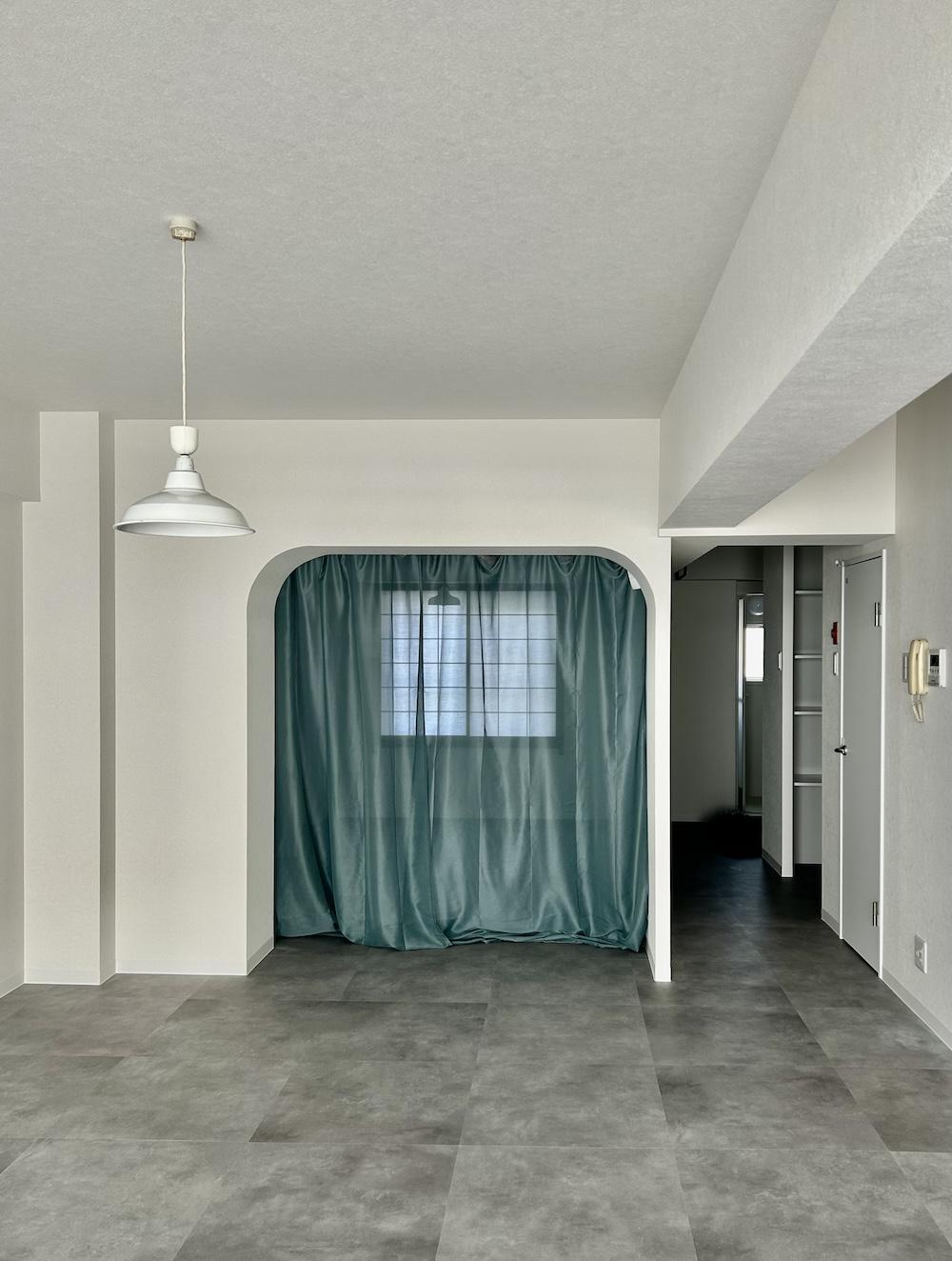 神戸市垂水区塩屋町の賃貸物件/個室はカーテンで仕切れます