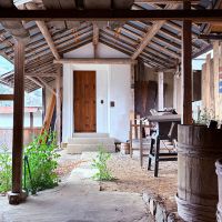 丹波篠山市北嶋の売買物件/蔵への通路