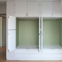 神戸市中央区北野町の売買物件/洋室の木製収納（7階）