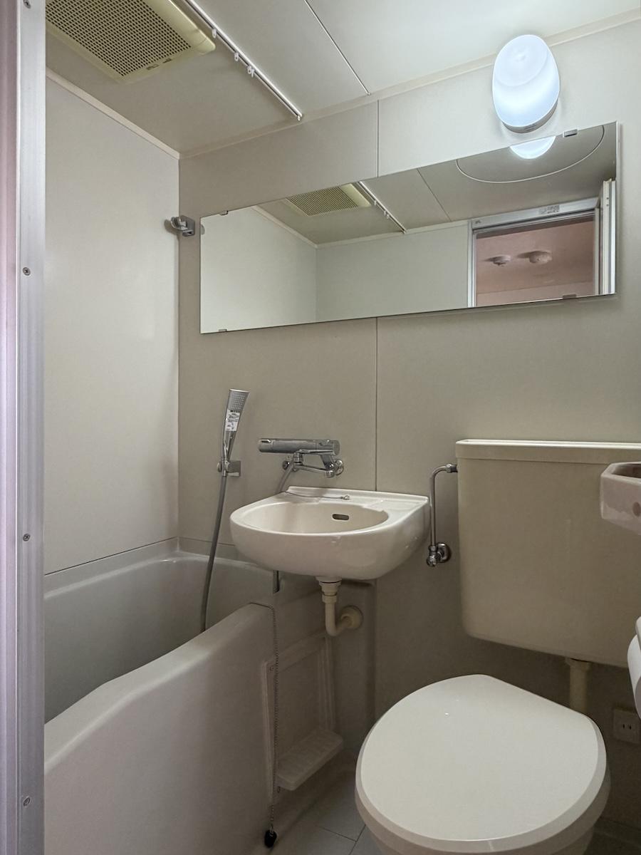 西宮市大畑町の賃貸物件/お風呂、洗面、トイレの3点ユニット