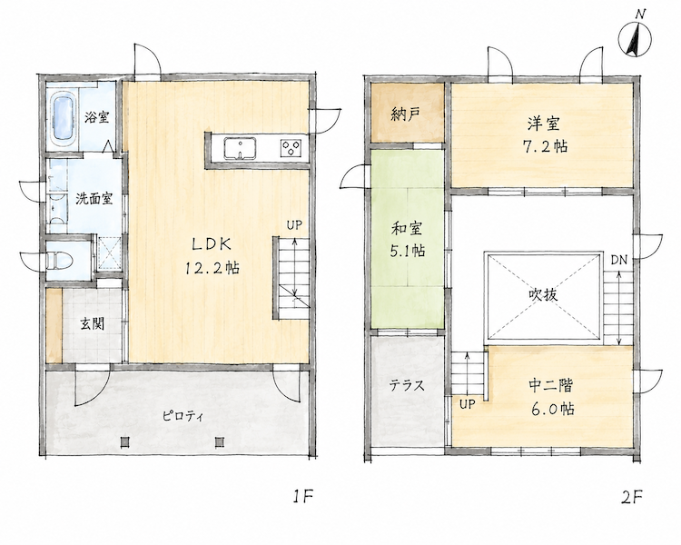 芦屋市翠ケ丘町の賃貸物件/※図面と現状が異なる場合には、現状を優先するものとします。