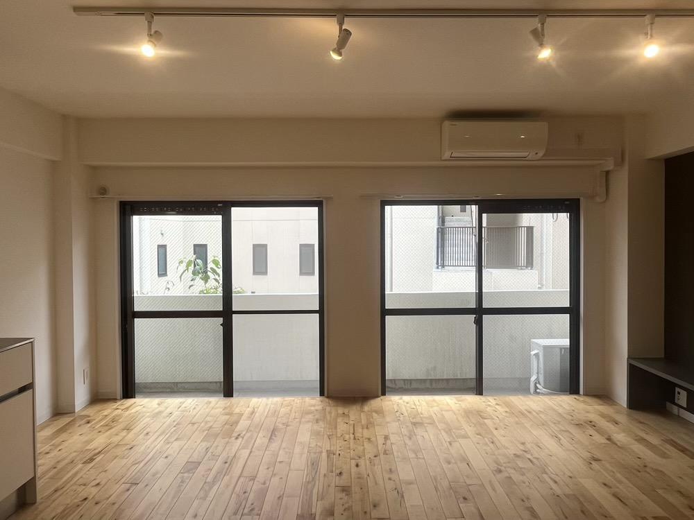 神戸市東灘区森北町の賃貸物件/抜けのある景色ではないけれど、暗い感じはしません。