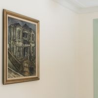 神戸市中央区北野町の賃貸物件/この洋館が描かれた油絵が飾ってあります