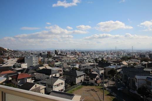 メインバルコニー8.30㎡からもパノラマビュー