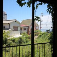 神戸市垂水区塩屋町の売買物件/1階東窓からも海が望める