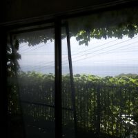 神戸市垂水区塩屋町の売買物件/3階南側窓からは海しか見えない