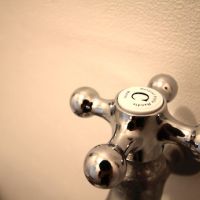 宝塚市野上の賃貸物件/洗濯機の水栓もグッド