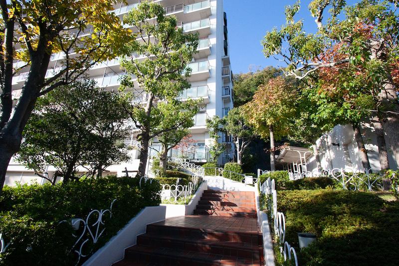 神戸市長田区高取山町の売買物件/このアプローチがいい雰囲気