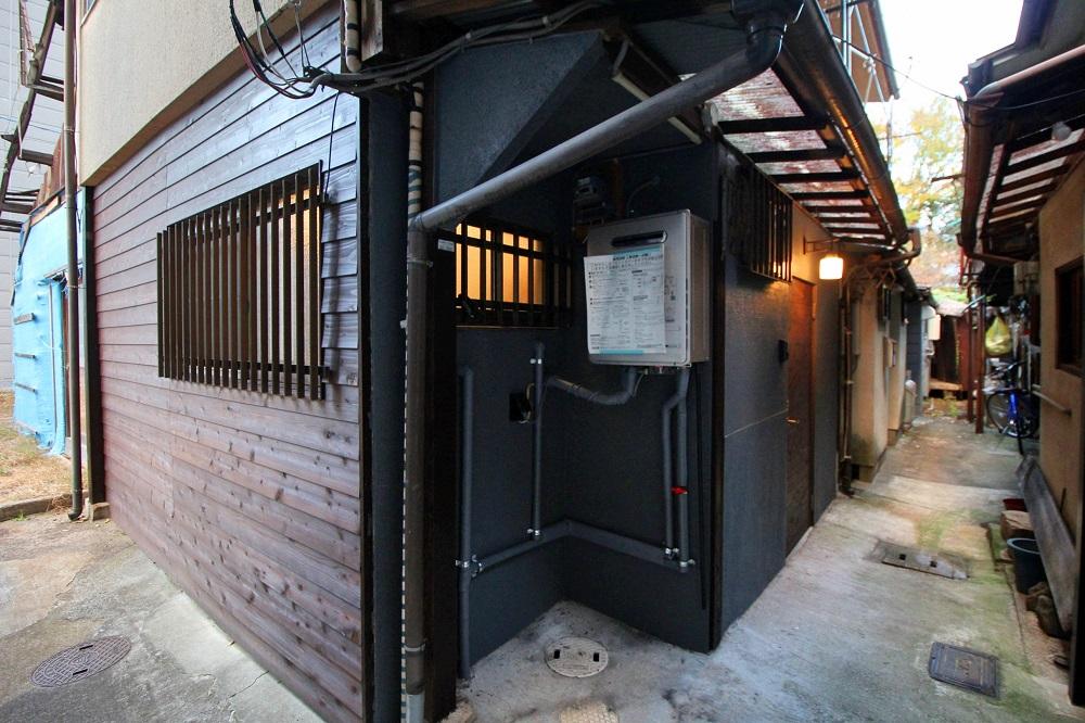 京都市上京区二本松町11-7の賃貸物件/該当物件は3連棟の南端（写真は前回募集時のもの）