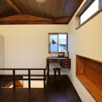 京都市上京区二本松町11-7の賃貸物件/デスクは加工して窓際に固定済（写真は前回募集時のもの）