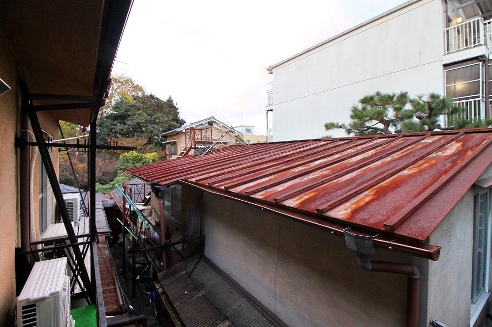 京都市上京区二本松町11-7の賃貸物件/東にあるバルコニーから（写真は前回募集時のもの）