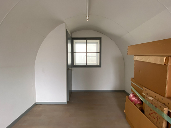 3階はドーム型の屋根です、