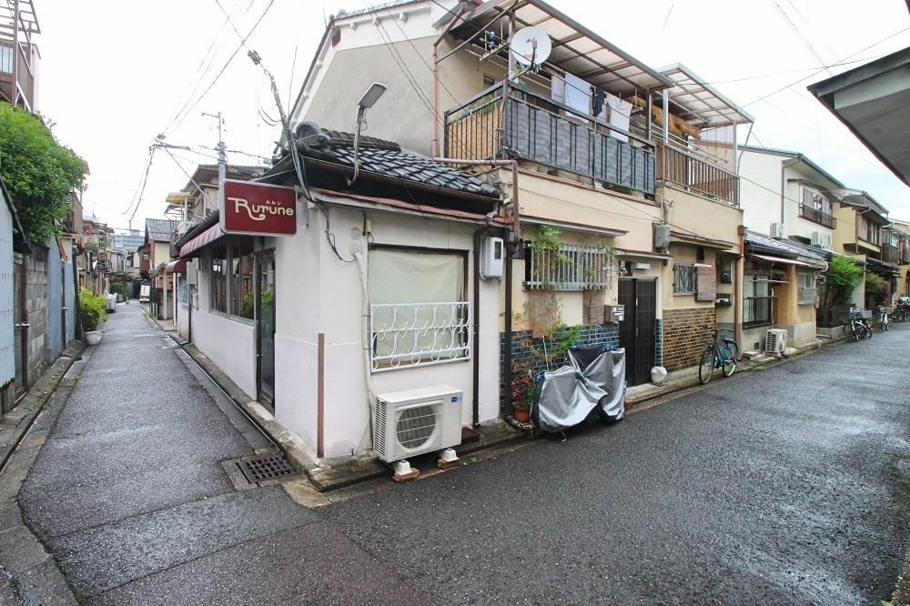 本当に住宅街の一角