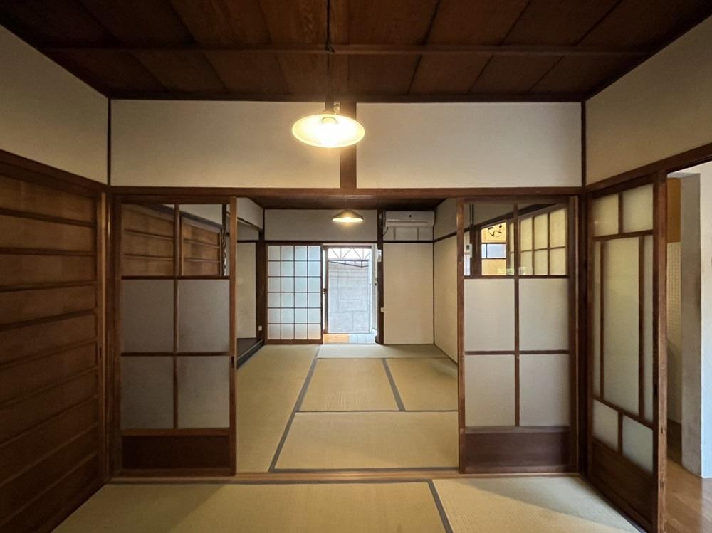京都市北区紫野上野町80の賃貸物件/和室と和室の間にある建具は2枚のみ（写真は前回募集時のもの）