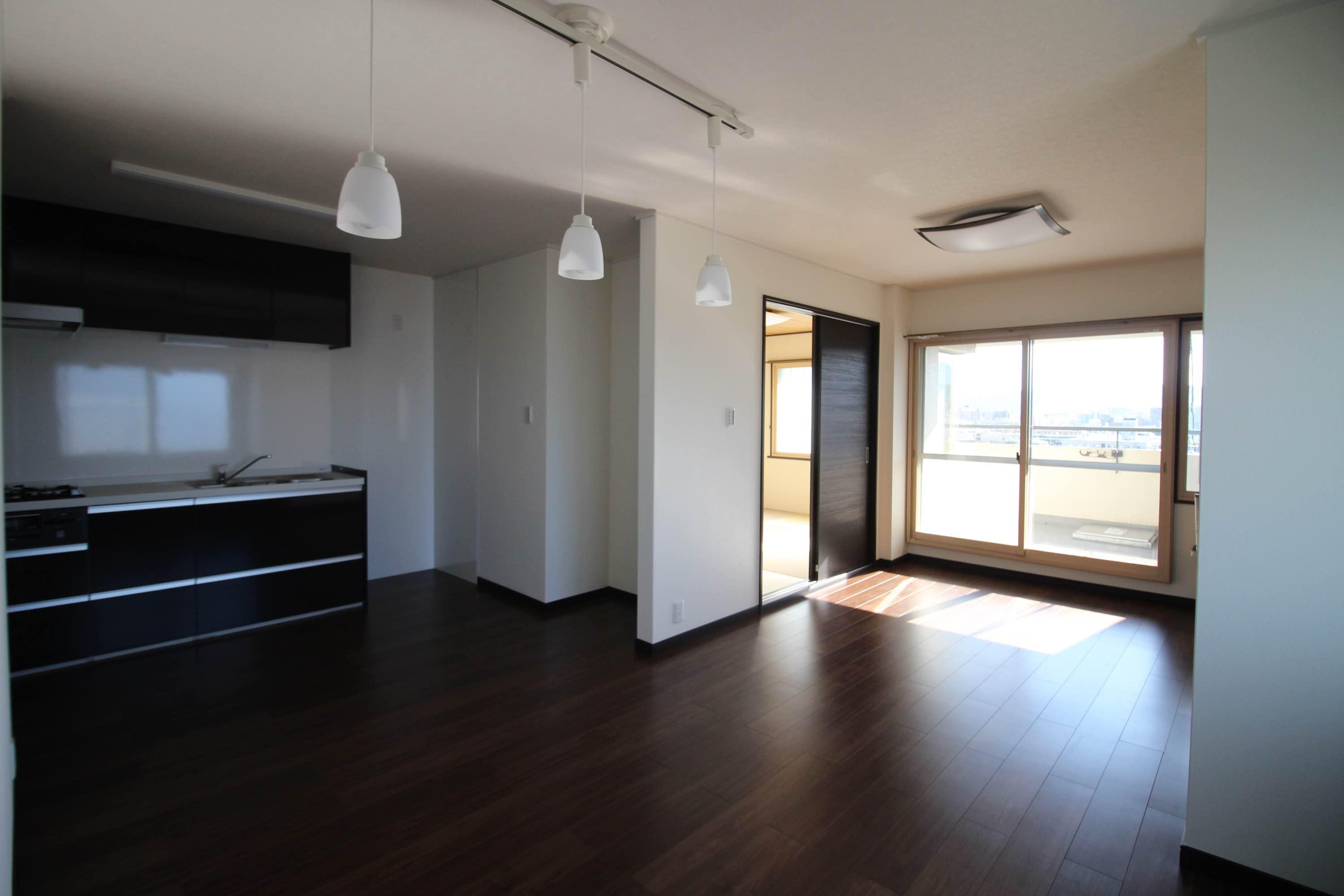 室内は6月にリノベーションされたばかり。