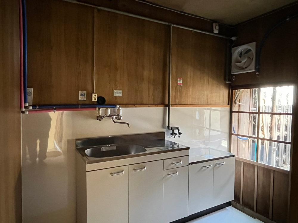 京都市北区紫野上柳町3の賃貸物件/台所にも南からの陽射しがしっかり届く