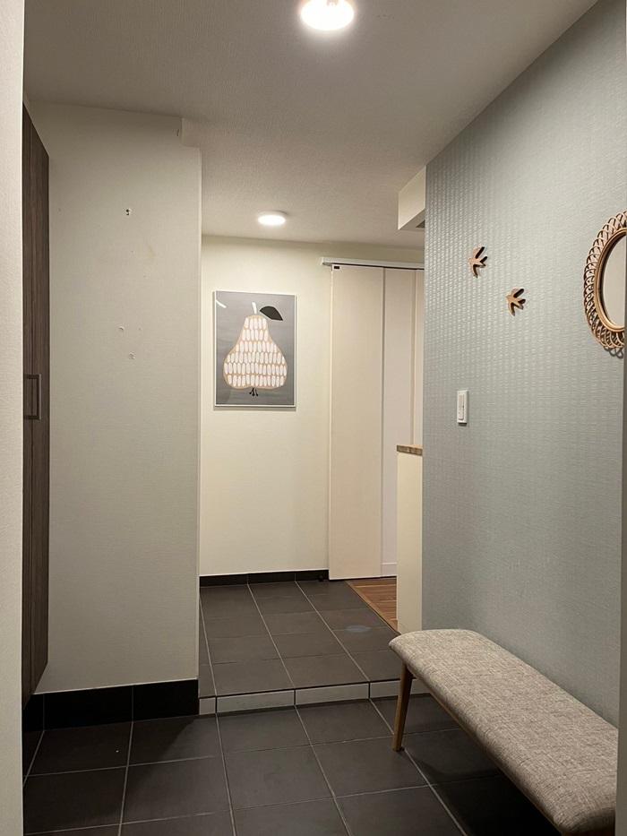 京都市中京区東洞院通二条下ル瓦之町373の賃貸物件/玄関からトイレ前までタイル（写真は前回募集時のもの）