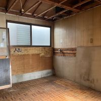 京都市左京区一乗寺木ノ本町の売買物件/1階一番奥の台所。この左手にトイレと浴室跡があります