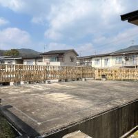 京都市左京区岩倉忠在地町10-1の売買物件/駐車場の屋根にあたる部分。大きなプールでも何でも設置できそうな広さ