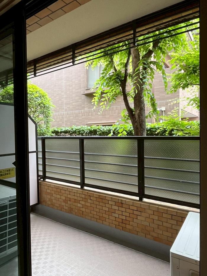 京都市上京区東三本木通丸太町上る中之町の賃貸物件/バルコニーは少しゆったり目