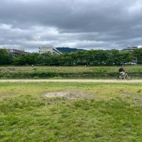 京都市上京区東三本木通丸太町上る中之町の賃貸物件/マンション敷地から一歩踏み出すとこの風景