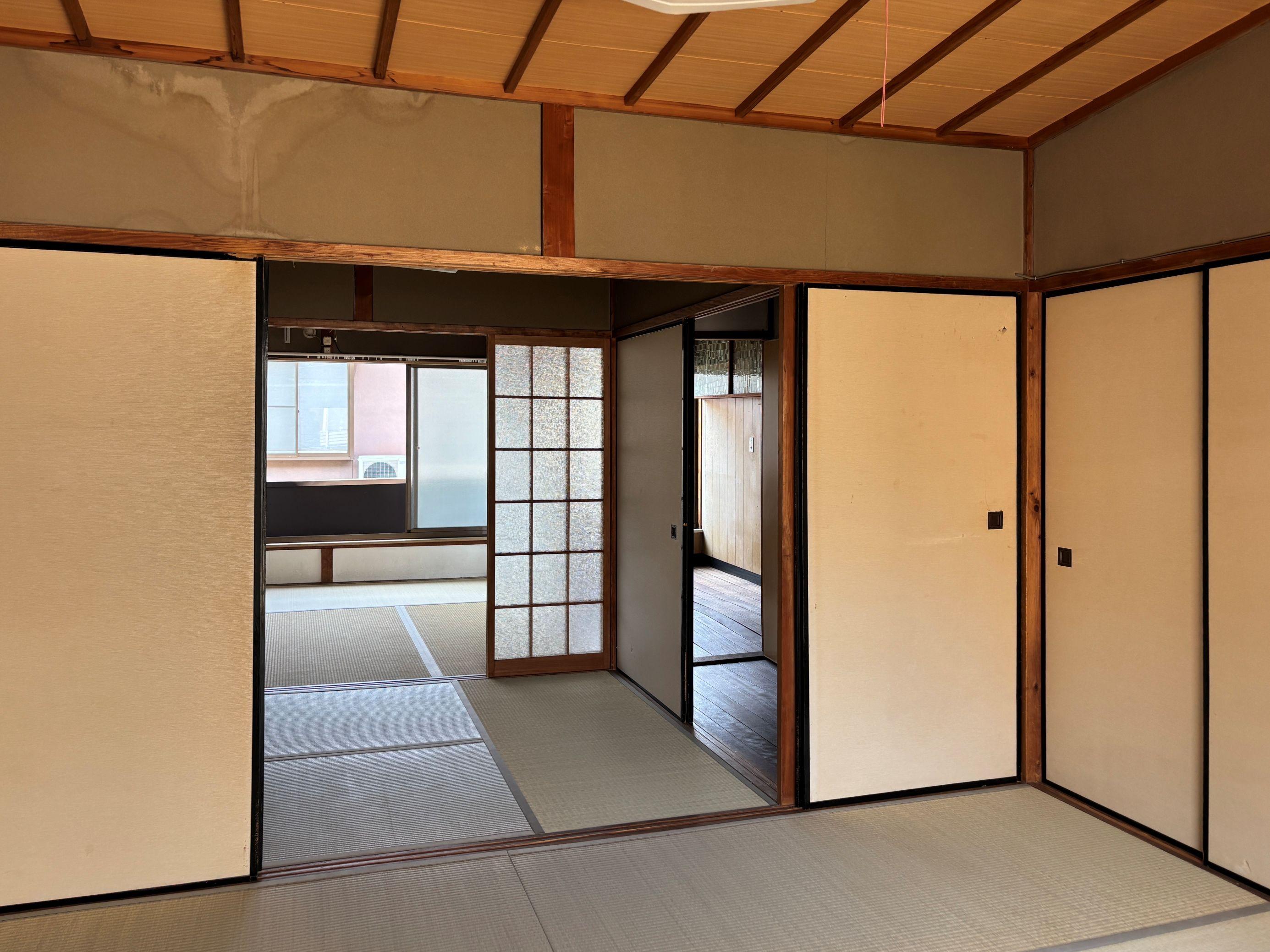 京都市上京区相国寺門前町の賃貸物件/2F│室内のつながりはこんな感じです。