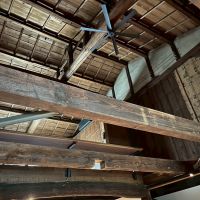 京都市上京区今出川通寺町東入米屋町290の賃貸物件/吹き抜け部分はこの迫力（リビング上部）