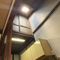 京都市北区紫野東舟岡町13-20の賃貸物件/トップライトの位置はキッチン真上