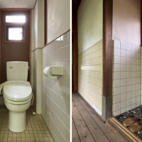 京都市北区紫竹東高縄町29 の賃貸物件/1F｜半屋外にあるトイレ