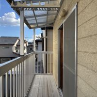 京都市北区小山東玄以町8番4の売買物件/2F｜ここなら洗濯物も気持ちよく乾きそうです。