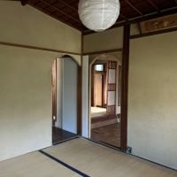 京都市北区紫野南舟岡町74の賃貸物件/茶室の出入口の形状が特徴的