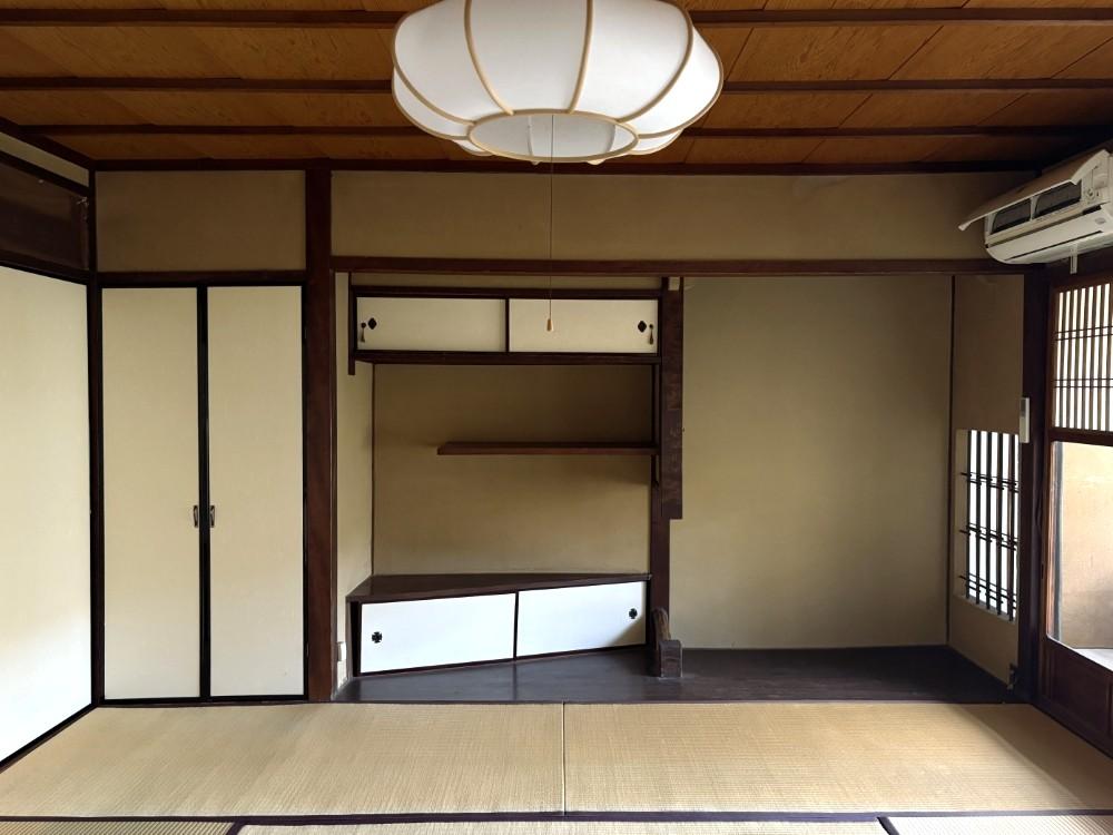 京都市北区紫野南舟岡町74の賃貸物件/1階東側｜床の間の意匠にもちょっとした遊び心のようなものを感じます