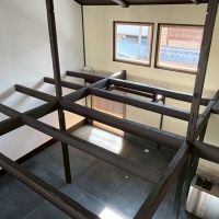 京都市左京区二条通川端東入二丁目杉本町の売買物件/2階｜贅沢にとられた吹き抜け部分。気持ち良い。