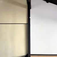 京都市左京区二条通川端東入二丁目杉本町の売買物件/2階｜塗装された壁面はこの配色