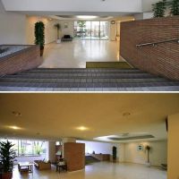 京都市左京区聖護院円頓美町47-5の売買物件/エントランスもヴィンテージマンションならではの良い雰囲気