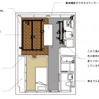京都市右京区嵯峨中通町13-36の賃貸物件/【205】デザイン：スタヂオライオン（映像クリエイター）、コンセプトは「ものづくりを発信している方、または発信したい方へ」