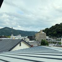 京都市左京区北白川西町77-3の賃貸物件/4階洋室窓から大文字を望む。洋室の窓からは遮るものなく、存分に大文字を味わう事ができます