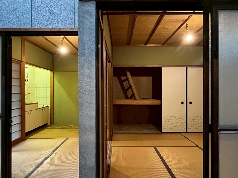 京都市左京区北白川東伊織町16-2の売買物件/附属建物（平屋）｜押入内に屋根裏への梯子があります