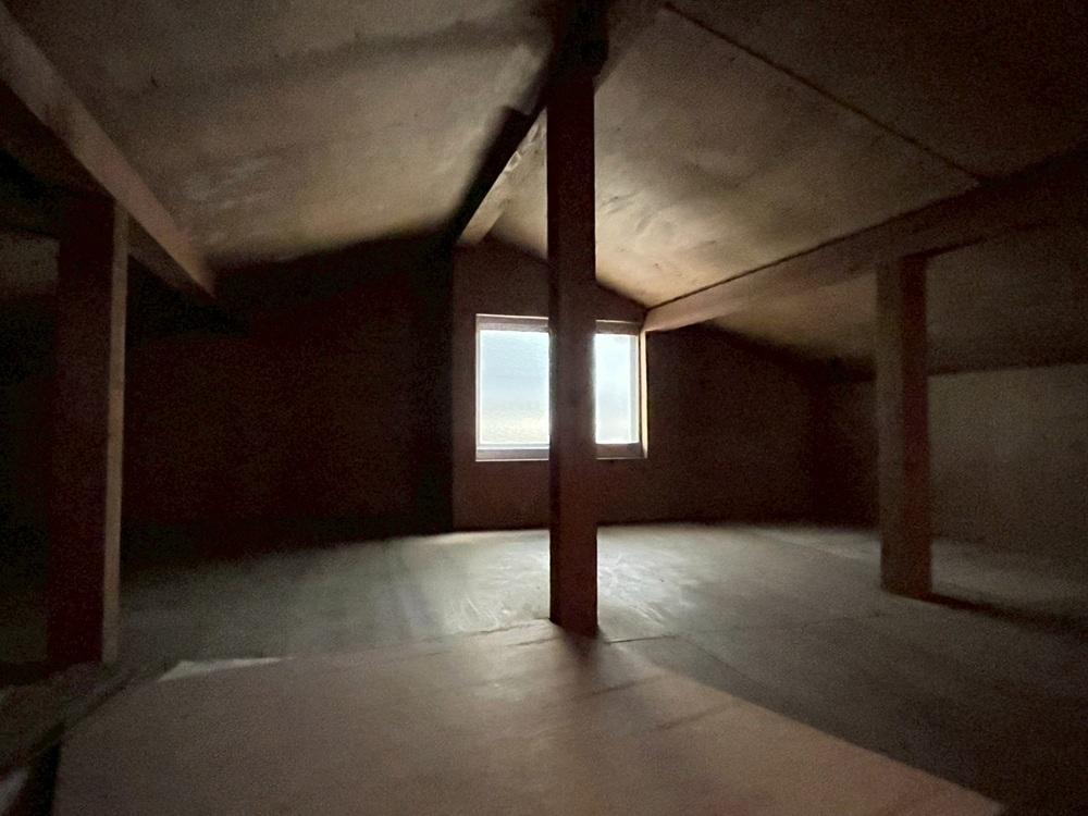 京都市左京区北白川東伊織町16-2の売買物件/附属建物（平屋）｜屋根裏。天井を抜くとこれだけの高さが確保できる