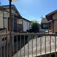 京都市左京区北白川東伊織町16-2の売買物件/母屋（2階建）｜南側はこの様に抜けてます