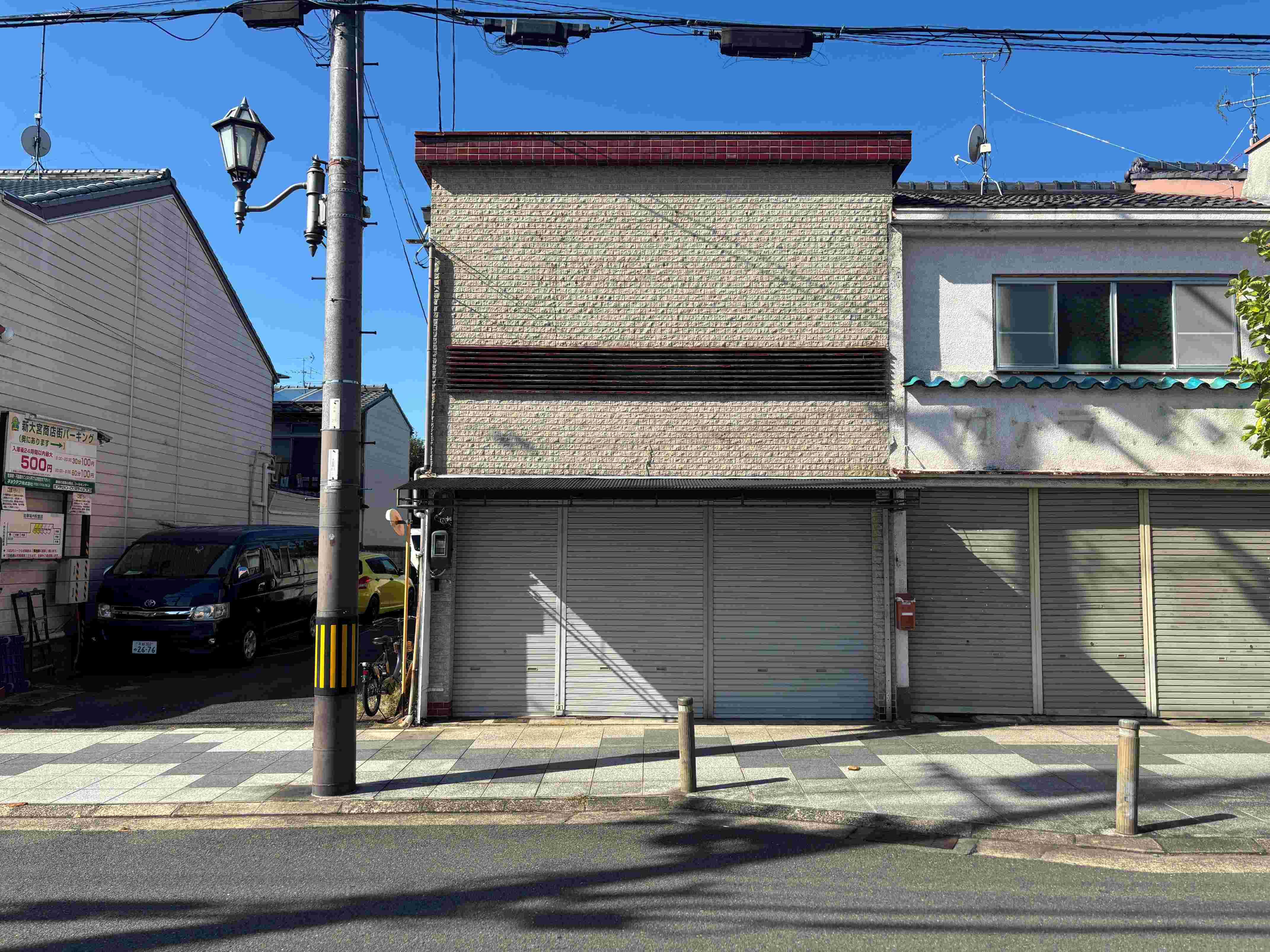 京都市北区紫竹西桃ノ本町５の賃貸物件/シャッターを上げれば、すぐまちとつながります