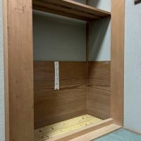 京都市北区紫竹上長目町25-1の売買物件/2階南西｜水屋流しまで！ただ「水は流せない旨」の細長い張り紙有