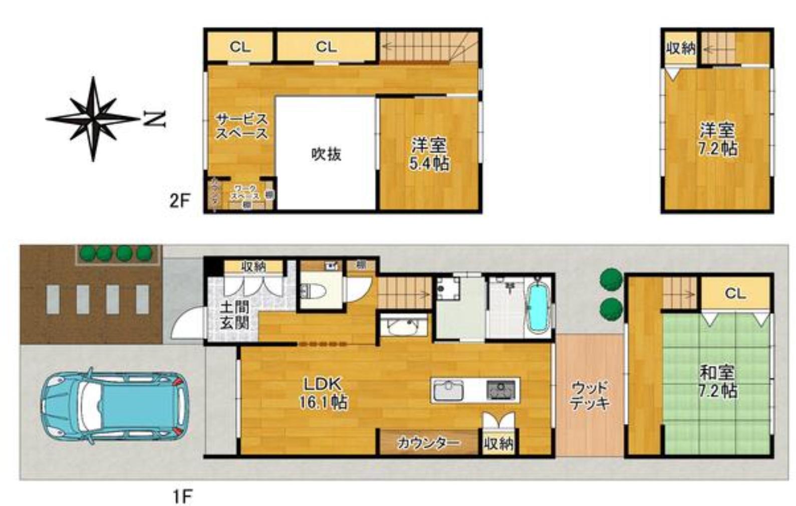 京都市北区紫竹上芝本町64の売買物件