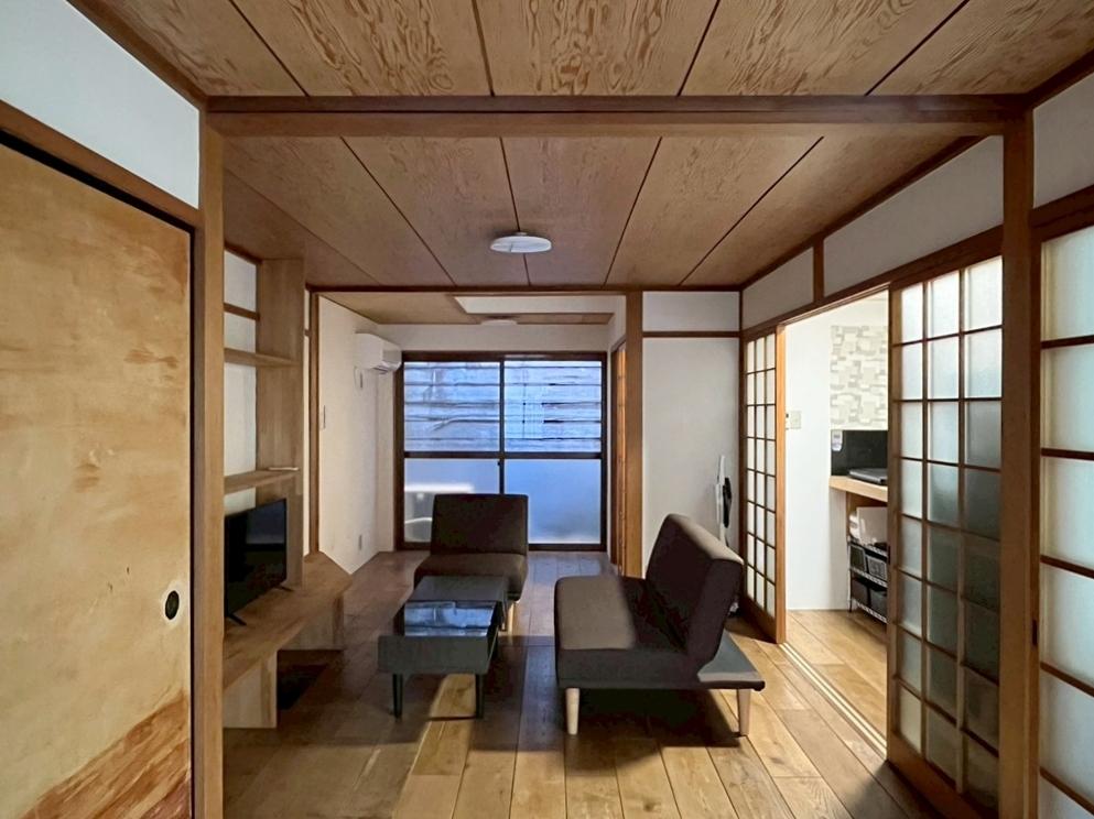 京都市中京区二条通油小路東入西大黒町の賃貸物件/シンプルで質感も良い改装内容