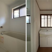 京都市北区紫野十二坊町8-6の売買物件/1F｜新しいお風呂と洗面台