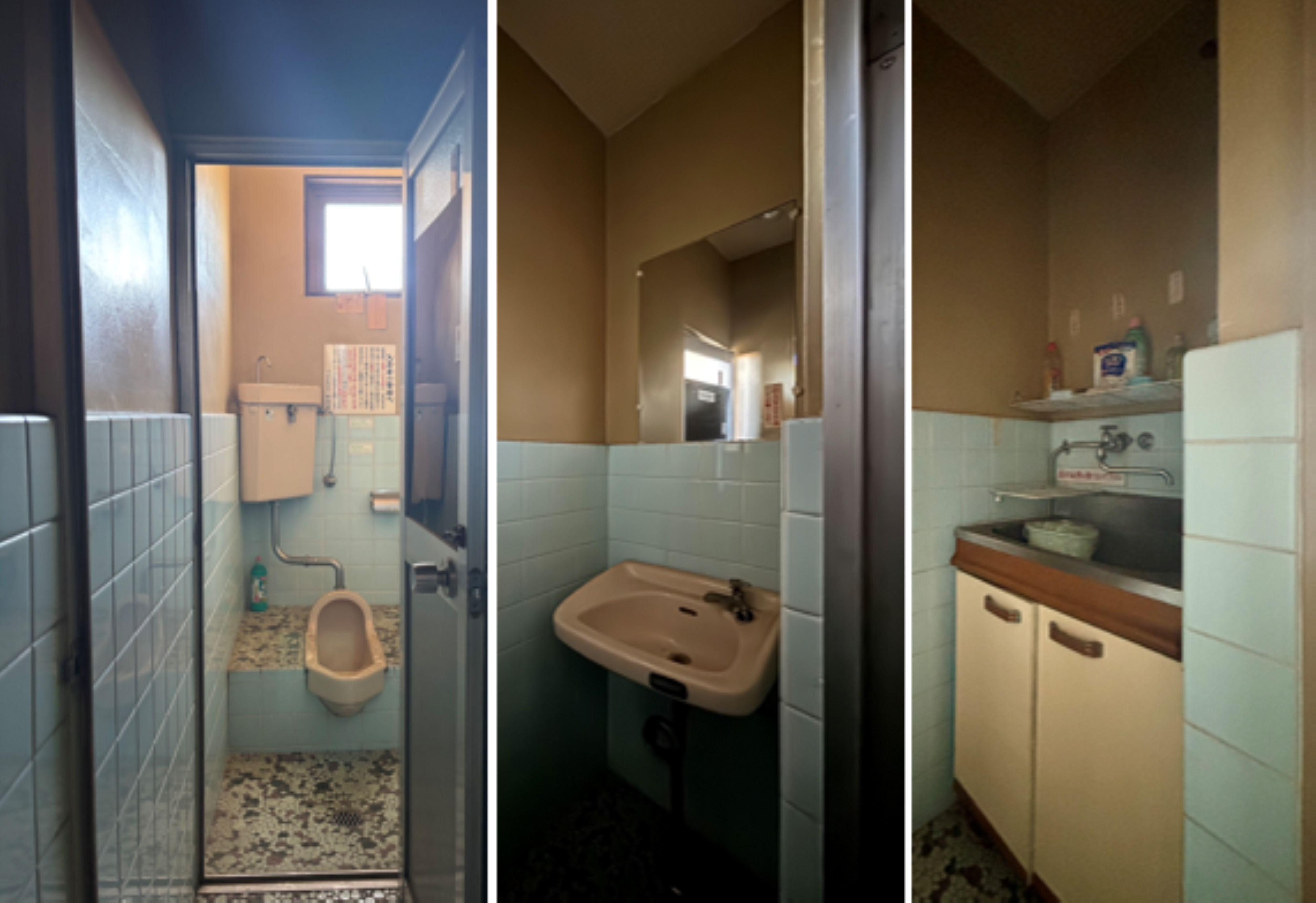 京都市下京区朱雀北ノ口町23-2の賃貸物件/3-5Fの共用の水回りが4Fにあります