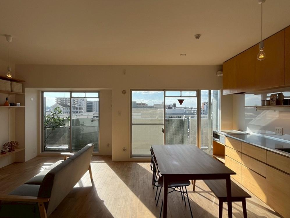 京都市右京区⻄院清⽔町12-1の売買物件/和室をなくして広いリビングに間取り変更されたそう