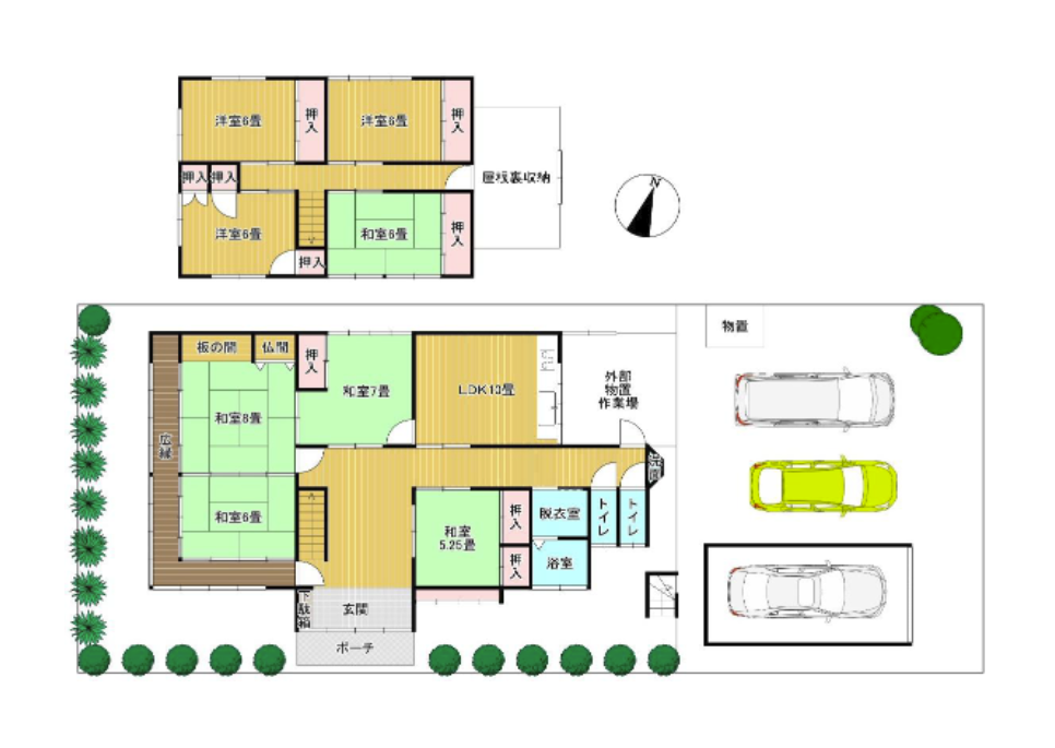 京都市左京区大原戸寺町191の売買物件/※図面と現況が異なる場合は現況を優先させます。
